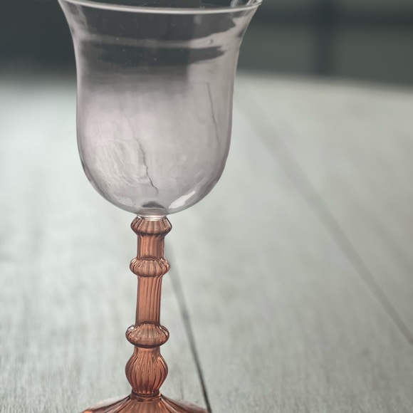 Brand new in the box Anthropologie Cinza Wine glasses- multi colored. - Picture 4 of 5